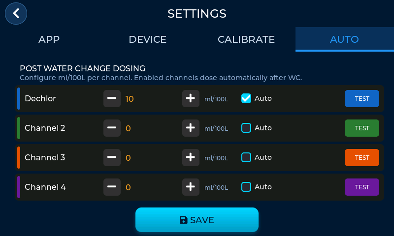 AquaHub Automation Tab