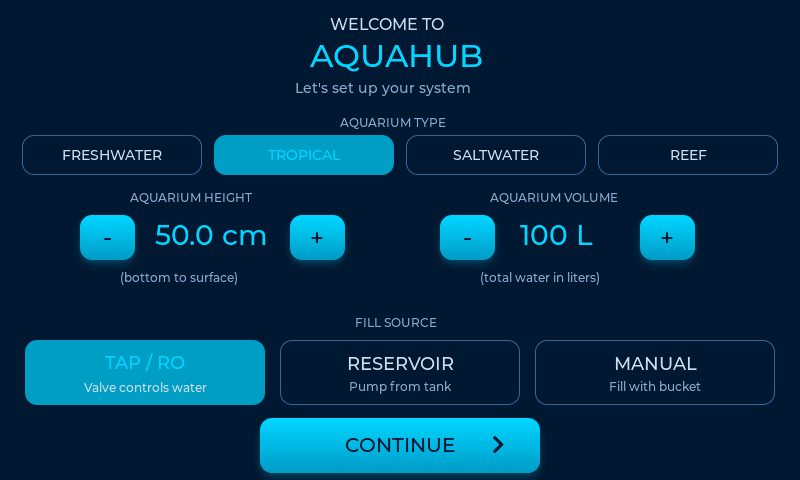 Setup Wizard — welcome screen
